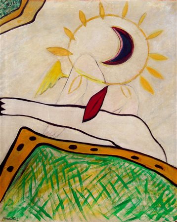 LINO MARZULLI, Simbolo in spazio di luce, 1971