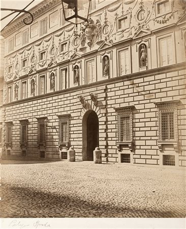 Adriano De Bonis Roma, Palazzo Spada 1860 ca.

Stampa fotografica vintage legger