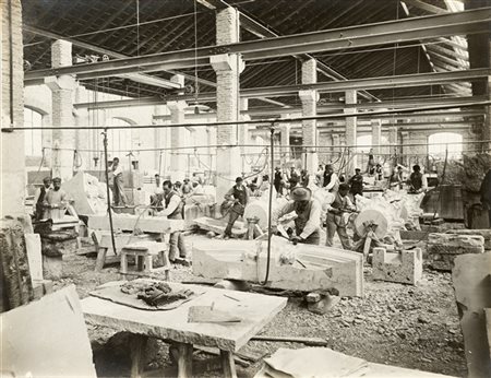 Rezzato Brescia Lavorazione del marmo 1900 ca.

Lotto composto da diciassette f