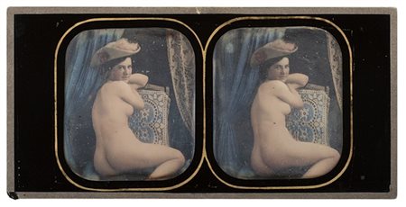 FELIX JACQUES MOULIN (Attr.) Nudo con cappello di schiena 1850 ca.

Dagherrotipo