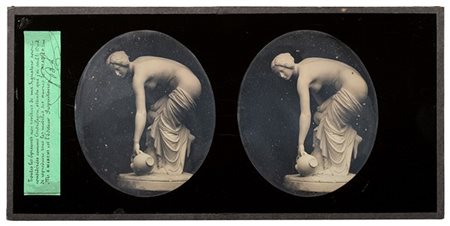 LEMAIRE Statuta di Pradier 1852 ca.

Dagherrotipo stereoscopico. Doppia lastra m