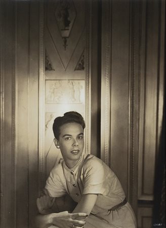 Paul Albert Bohrmann Horst Moda, ritratto 1950 ca.

Stampa fotografica vintage a