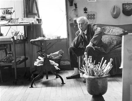 Tullio Farabola Braque nel suo studio 1958

Stampa fotografica vintage alla gela