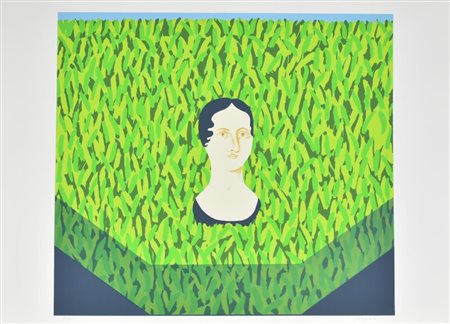 Concetto Pozzati SENZA TITOLO serigrafia su carta, cm 50x70 esemplare 15 su...