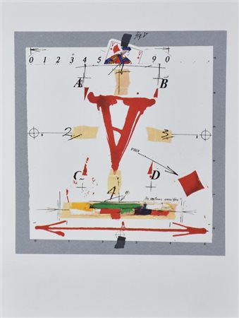 Vladimir Velickovic FANTE (VALET) fotolitografia su cartoncino, cm 28x21...