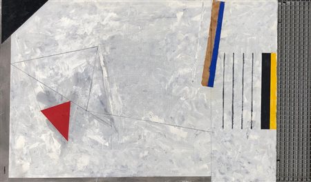 PARDI GIANFRANCO MILANO (MI) 1933 Senza titolo Tecnica mista con assemblaggio...