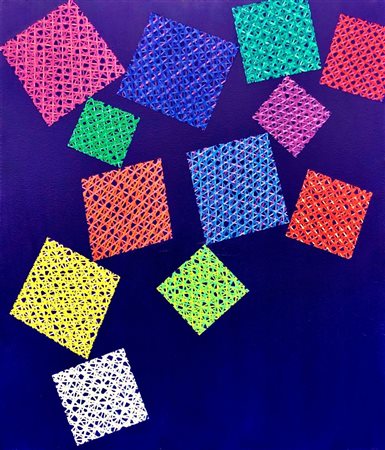 DORAZIO PIERO ROMA (RM) 1927 Coup De Deés "II" 1999 Olio su tela 70,00x60,00...