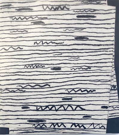 BERLINGERI CESARE CITTANOVA (RC) 1948 Moto lento piegato 2004 Tecnica mista...