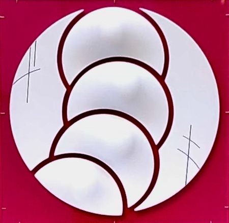 BASSANI ANDREA MARTINENGO (BG) 1954 Senza titolo Acrilico su tele sagomate...