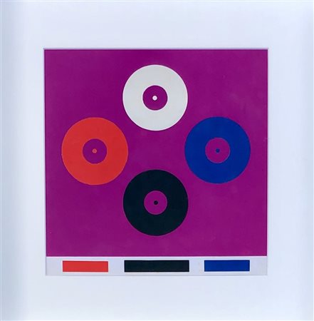 BALLOCCO MARIO MILANO (MI) 1913 Contrasti simultanei 1972 Tecnica mista e...