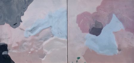 MELOTTI FAUSTO ROVERETO (TN) 1901 Dittico (piastrelle) Smalti su piastrelle...