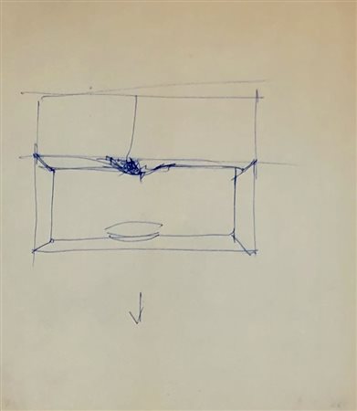 SCANAVINO EMILIO GENOVA (GE) 1922 Senza titolo 1960 Inchiostro di penna su...