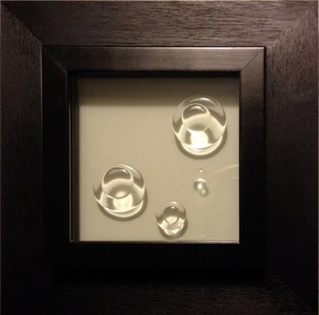 COPPETA MAX Sarno (CE) 1980 Small drop 2013 Liquido cristallizzato su vetro,...