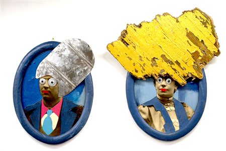 DE BONIS LELE torino (torino) 1980 ritratto di coniugi in acido 2019...