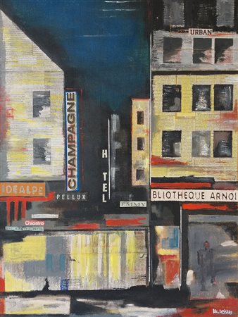 BALDESSARI FRANCO Roncegno Terme (Milano) 1953 IPOTESI DI CASE 2019 acrilici...