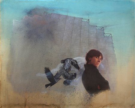 CECI VALENTINA Milano (Milano) 1985 Impianto No.12 con Ilaria e corvi 2018...