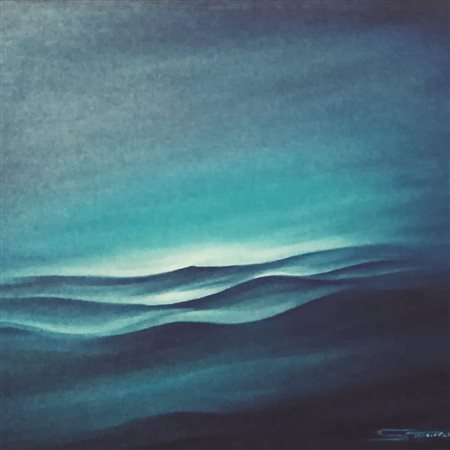 STOMEO GIANNA Martano (lecce) 1959 Dalla collezione Onda 2013 Olio su tela...