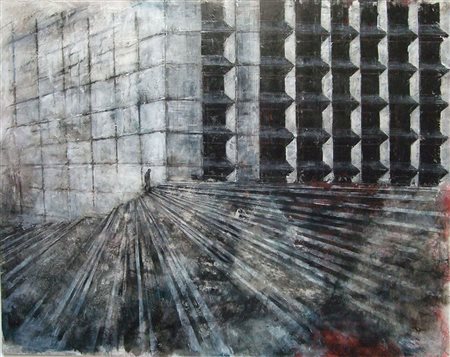 AROSIO EZIO LISSONE (MB) 1949 City orasesta 2019 t.m. su pannello con...