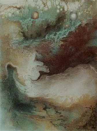 SCATIGNA ANNA MARIA Milano (MI) 1964 In the clouds 2019 smalto su tela...