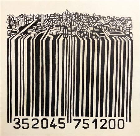 DE GOBBIS SEBASTIAN Beyrut (Verona) 1971 Codecity@elegant 2.0 2019 Olio su...