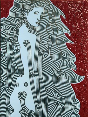 UGONI MARCO Milano (Milano) 1972 Malìa 2016 Tecnica mista su tela (vinilico e...