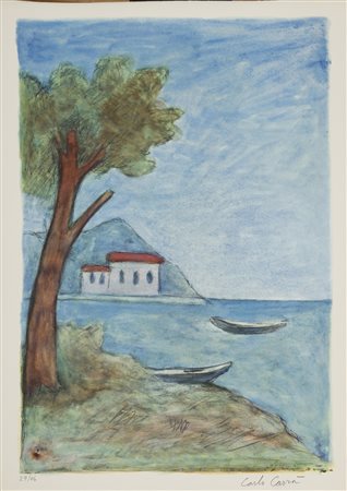 CARLO CARRA' Senza titolo. .