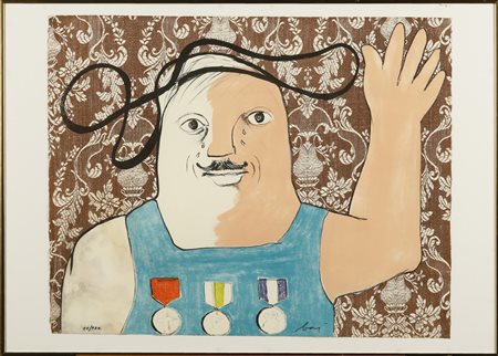 ENRICO BAJ Guillaume de Gouffier.