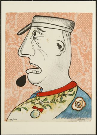 ENRICO BAJ Le Grand Charles.