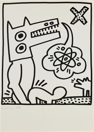 KEITH  HARING Senza titolo.