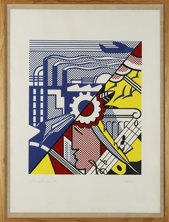ROY LICHTENSTEIN Industry and the arts (II).