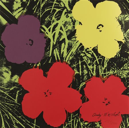 ANDY WARHOL Flowers.