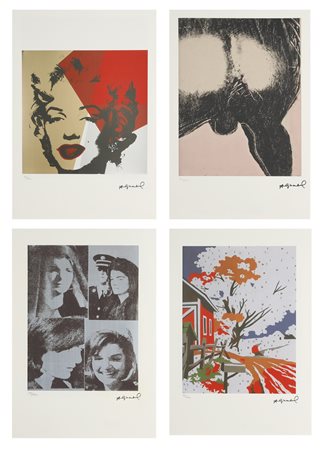 ANDY WARHOL Lotto composto da n. 4 fogli.