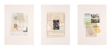 AGOSTINO BONALUMI Cartella composta da n.3 fogli. La casa del vento.