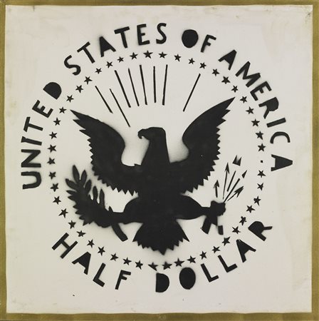 FRANCO ANGELI Half dollar (Antipittura).