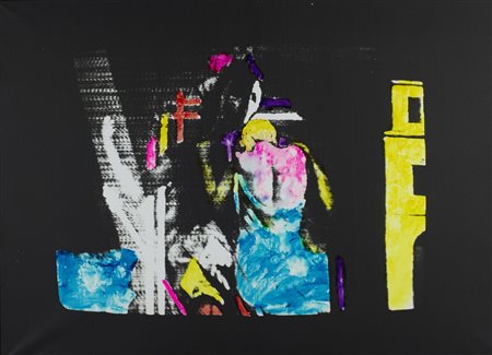 MARIO SCHIFANO Omaggio a De Chirico.