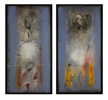 FRANCESCO  IACONO Lotto composto da n.2 opere. Senza titolo.