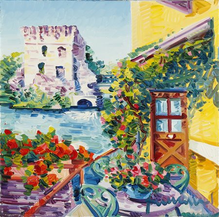 ATHOS FACCINCANI La casa gialla a borghetto.