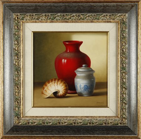 ANTONIO NUNZIANTE Il vaso rosso.