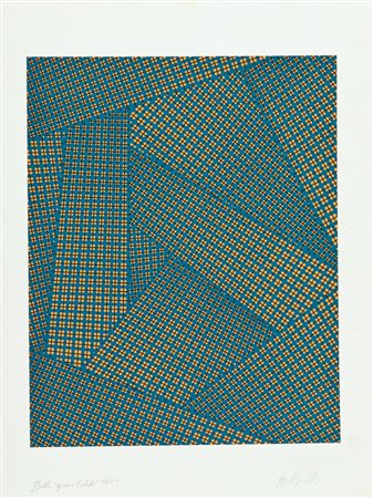 Mario Nigro Dallo spazio totale, 1954 Litografia su carta, cm. 65x49,5, es....