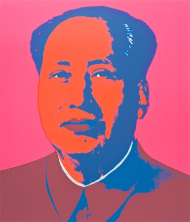 Andy Warhol Mao Stampa offset, cm. 85x75,5 Sul verso: timbri "Published by...