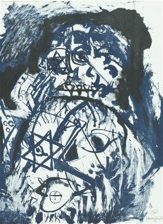 Luciano Minguzzi Senza titolo Litografia su carta, cm. 47x35, es. 98/100...