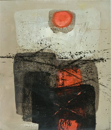 Patrizio Chiarato Campo di mais Tecnica mista su tela, cm. 70x60 Firmato in...