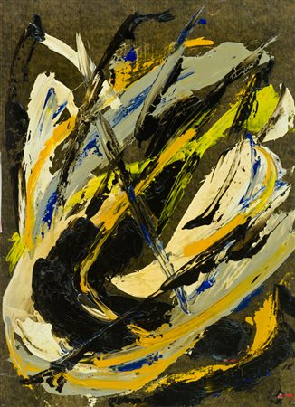 Claudio De Rosa Senza titolo, 1996 Tecnica mista su carta applicata su...