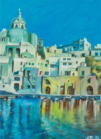 Arcangelo Musto Procida, 1996 Olio su tela, cm. 40x30 Firma e data in basso a...