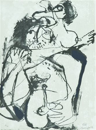Luciano Minguzzi Senza titolo Litografia su carta, cm. 47x35, es. 98/100...