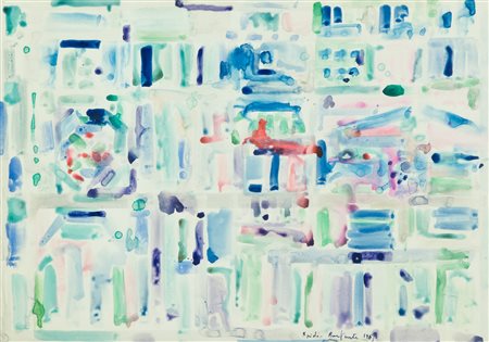 Egidio Bonfante Senza titolo, 1965 Acquerello su carta, cm. 34x49 Firma e...