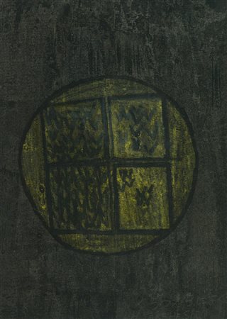 H. Takahashi Senza titolo, 1963 Tecnica mista su carta, cm. 32x23 Firma e...