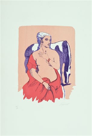 Domenico Purificato Senza titolo Litografia su carta, cm. 70x50, es. 15/120...