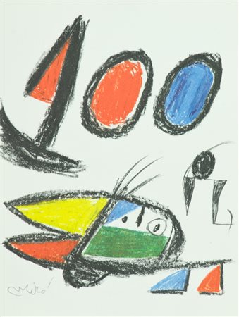 Mirò Joan, Carmassi Arturo Lotto unico di due Opere - "Joan Mirò", Senza...