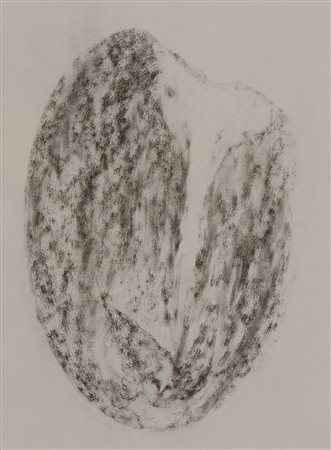 Omar Galliani Senza titolo, 1987 Carboncino su carta, cm. 41x30 Sul verso:...